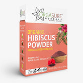 Organic Hibiscus Powder for Hair & Skin Care | Hibiscus Rosa-Sinensis 200g